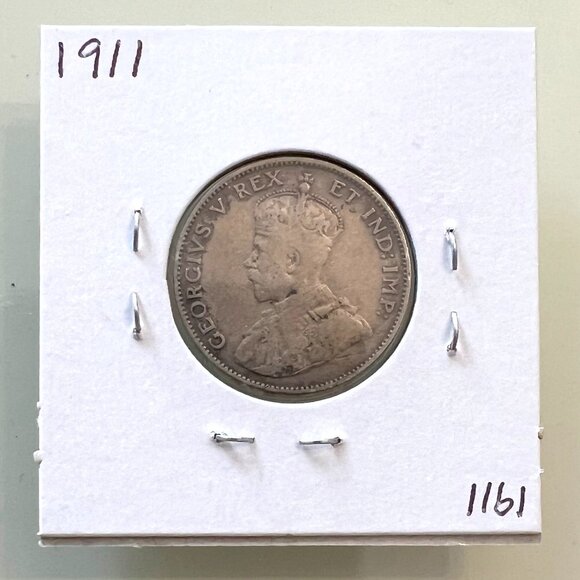 1908, 1909, 1910 & 1911 Canada Sterling Silver 4 x 25¢ Coins! - Picture 10 of 13